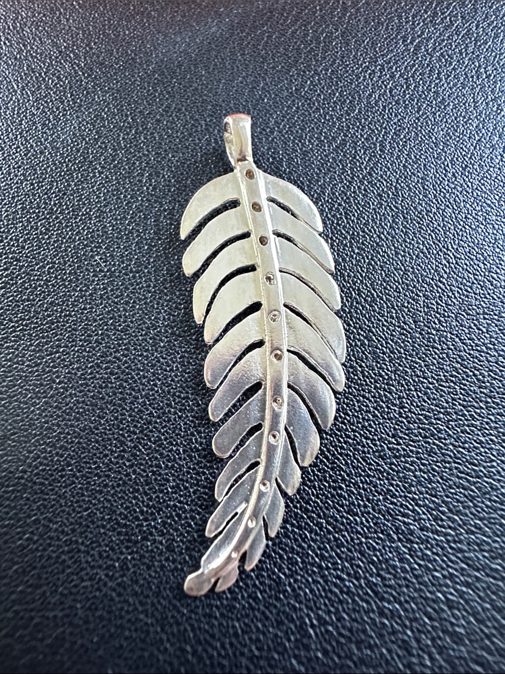 Sterling Silver Leaf Charm